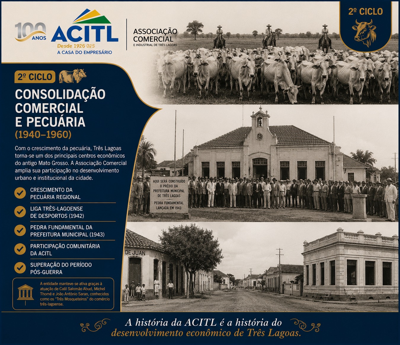 Consolidação Comercial e Pecuária